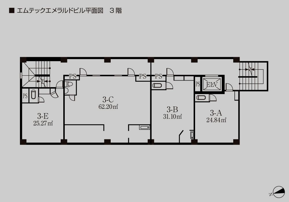 エメラルドビル3階