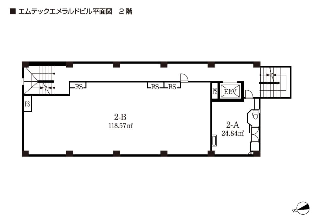 エメラルドビル2階