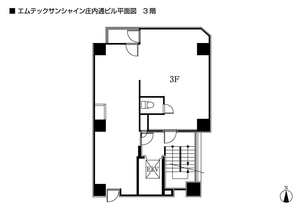 サンシャイン庄内通ビル3階